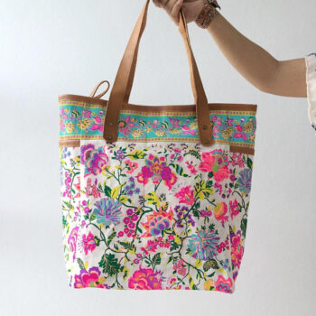 Turquise Beach bag (L)
