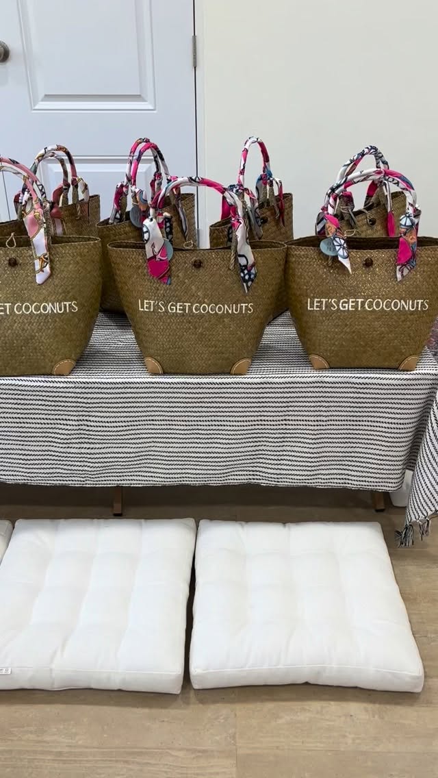 Bahamas Bachelorette party / personalized gifts for her bridesmaids / Let’s get coconut